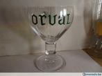 1 verre ORVAL écrit en vert sans bord argenté ., Collections, Marques de bière, Enlèvement ou Envoi, Neuf