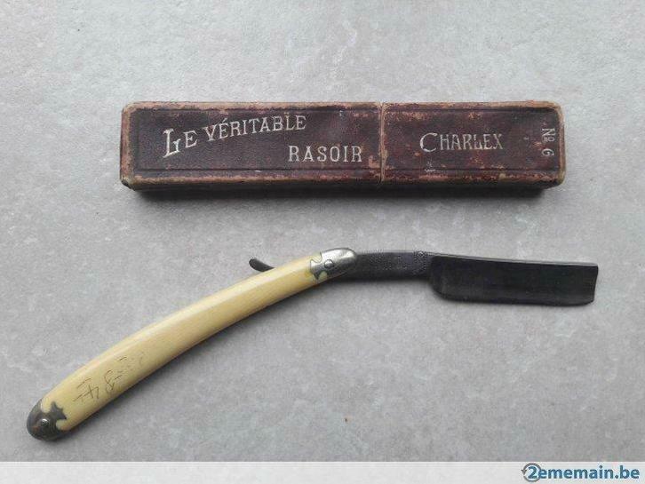 Rasoir Charlex N°6  à main  - coupe choux - à lame, Elektronische apparatuur, Persoonlijke Verzorgingsapparatuur, Gebruikt, Ophalen of Verzenden