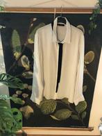 Wit hemd met zwart strikje klassiek, Enlèvement ou Envoi, Taille 42/44 (L), Blanc