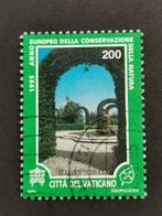 Vaticaanstad 1995 - natuurbescherming - tuin Vaticaan, Postzegels en Munten, Verzenden, Gestempeld