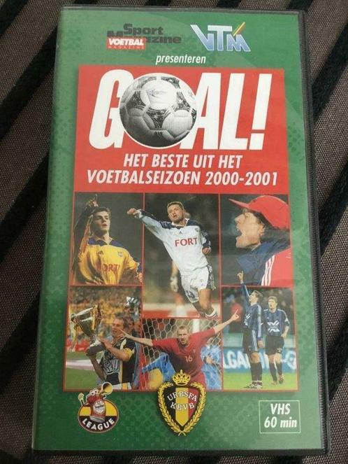 VHS” Goal! Het beste uit het voetbalseizoen 2000-2001”, TV, Hi-fi & Vidéo, Lecteurs vidéo, Utilisé, Enlèvement ou Envoi
