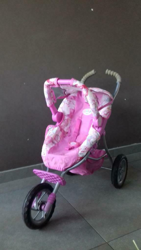 ② Baby Born buggy pop plooibaar maxi cosi — Speelgoed | Poppen — 2dehands