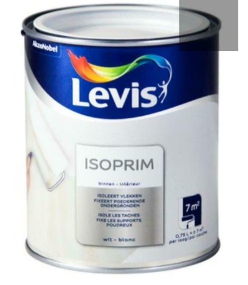 Levis primer - Isoprim - 300 ml, Bricolage & Construction, Peinture, Vernis & Laque, Neuf, Peinture, Moins de 5 litres, Blanc