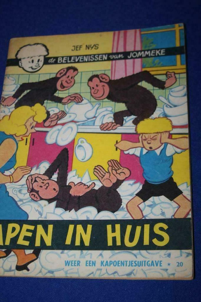 nr 20 Jommeke "Apen in huis" herdruk , Jef Nys, Boeken, Stripverhalen, Gelezen, Eén stripboek, Ophalen of Verzenden