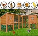 Poulailler XXL abri poule caille clapier lapin enclos poule, Verzenden, Nieuw, Kippenhok of Kippenren