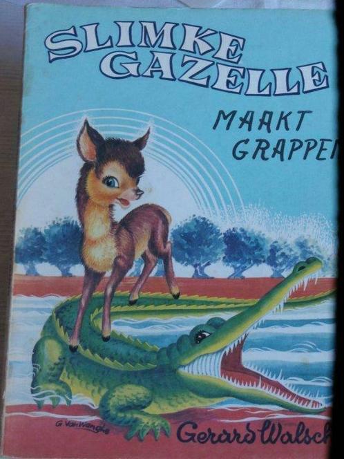 Slimke Gazelle maakt grappen, Antiek en Kunst, Antiek | Boeken en Manuscripten, Ophalen of Verzenden