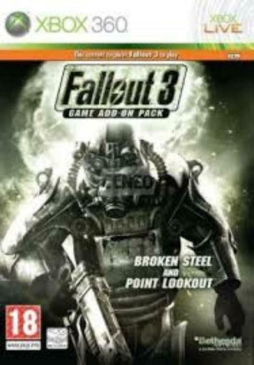 Extension Fallout 3 Xbox 360: Broken Steel-Point Lookout., Consoles de jeu & Jeux vidéo, Jeux | Xbox 360, Comme neuf, Aventure et Action