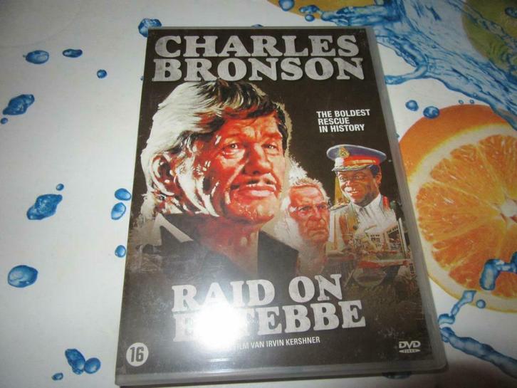 Raid on entebbe en Borderline met Charles Bronson, Cd's en Dvd's, Dvd's | Actie, Actie, Vanaf 16 jaar, Ophalen of Verzenden