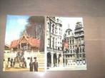 2 Postkaarten Brussel Paviljoen Thaïland/Stadhuis, Verzamelen, Gelopen, Brussel (Gewest), Verzenden