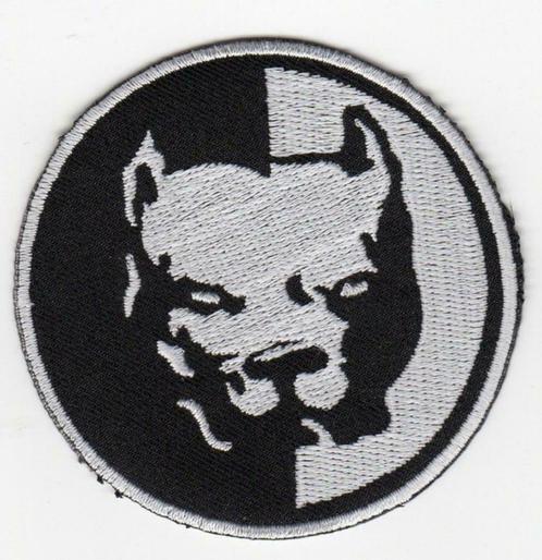 Patch Pitbull - 75 x 75 mm, Animaux & Accessoires, Autres accessoires pour animaux, Neuf, Enlèvement ou Envoi