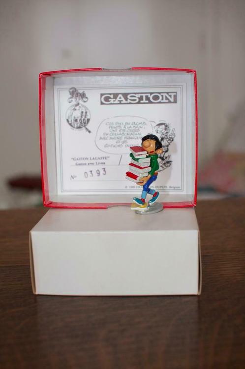 Pixi Franquin - Gaston avec livres, Verzamelen, Stripfiguren, Zo goed als nieuw, Beeldje of Figuurtje, Guust of Robbedoes, Ophalen of Verzenden