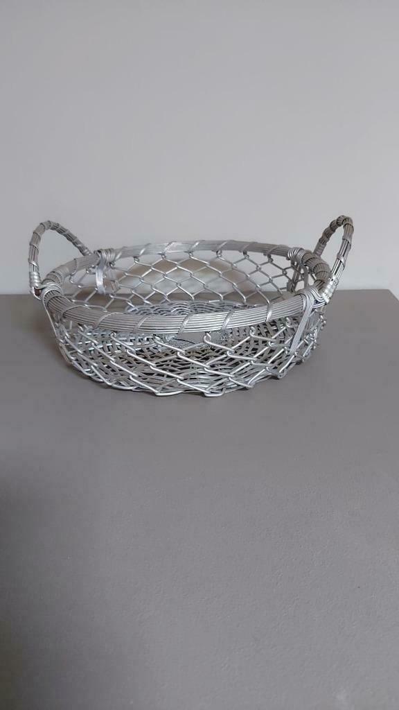 Vintage fraaie Franse  broodmand/draadmand perfecte staat, Antiek en Kunst, Curiosa en Brocante, Ophalen of Verzenden