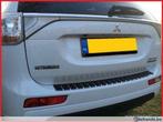 Carbon Rvs Bumperbescherming Mitsubishi Outlander 2012+, Mitsubishi, Enlèvement ou Envoi, Neuf