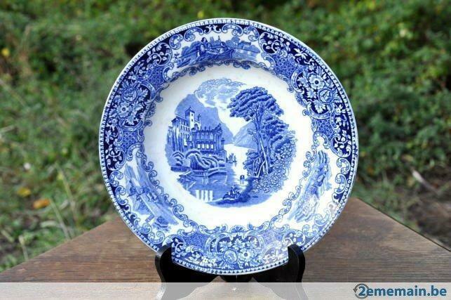assiette petrus regout masstricht castillo, Antiek en Kunst, Antiek | Keramiek en Aardewerk, Ophalen of Verzenden