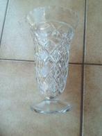 Vase à fleurs en verre hauteur 24 cm, diamètre 15 cm, Enlèvement, Utilisé, Moins de 50 cm, Verre