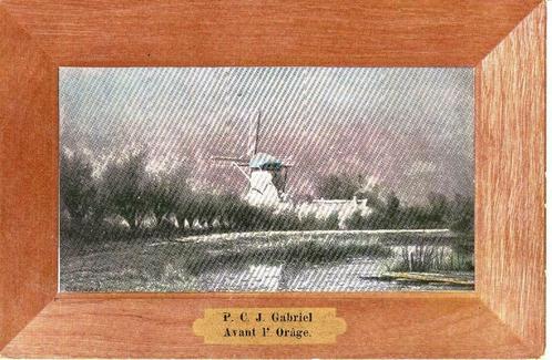 POSTKAARTEN - SCHILDERIJEN (7 stuks), Verzamelen, Postkaarten | Themakaarten, Ongelopen, 1940 tot 1960, Natuur, Ophalen of Verzenden
