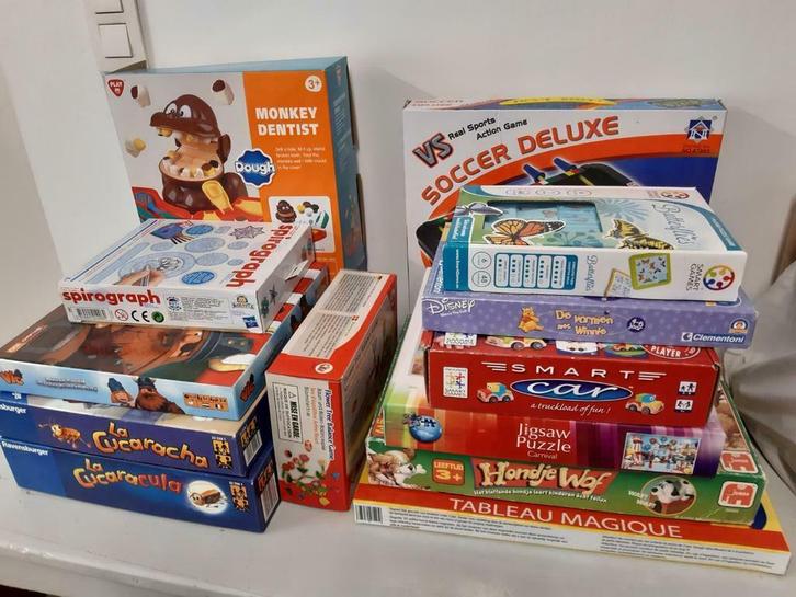 Gezelschapspellen e.a., Hobby & Loisirs créatifs, Jeux de société | Jeux de plateau, Comme neuf, Enlèvement ou Envoi