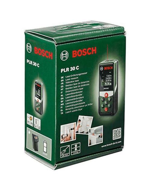 Télémètre laser Bosch - PLR 30 C, Doe-het-zelf en Bouw, Gereedschap | Handgereedschap, Nieuw, Ophalen of Verzenden