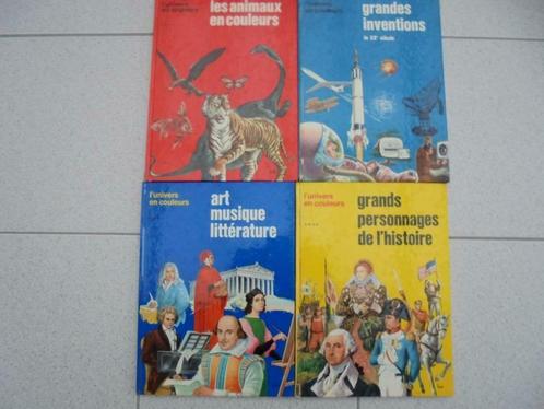 4 franstalige boeken van de serie l'univers en couleurs, Livres, Livres d'étude & Cours, Utilisé, Enlèvement