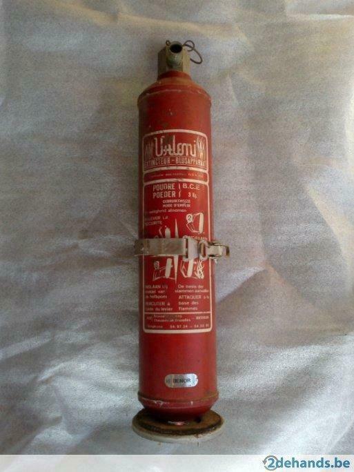 retro blusapparaat met houder., Verzamelen, Overige Verzamelen, Gebruikt