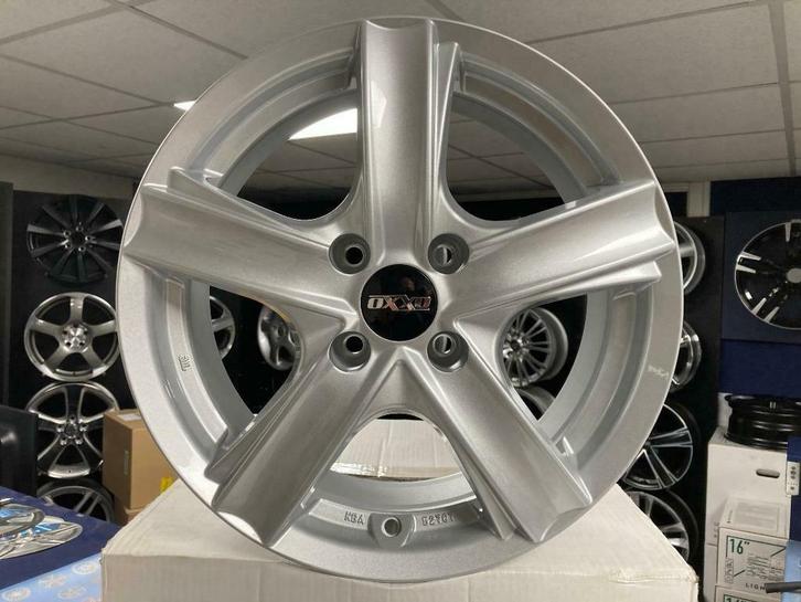 IN STOCK: NIEUWE set 15 inch 4x100 aluminium sport velgen, Auto-onderdelen, Banden en Velgen, Velg(en), 15 inch, Personenwagen