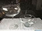 3 vazen in glas, Huis en Inrichting, Woonaccessoires | Vazen, Glas, Gebruikt, Ophalen of Verzenden