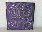 tableau art brut 40 x 40, Ophalen of Verzenden
