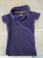 Paarse polo maat 104, Comme neuf, Garçon ou Fille, MET, Chemise ou À manches longues