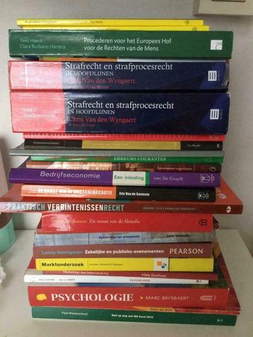 Studieboeken - rechten - criminologie - communicatiemanageme