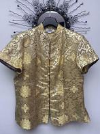 Tunique chinoise dorée, Vêtements | Femmes, Blouses & Tuniques, Porté, Taille 42/44 (L), Autres couleurs