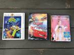 3 DVD Cars Disney, Scoubidou Warner, Princess Diaries 2, Tous les âges, Envoi