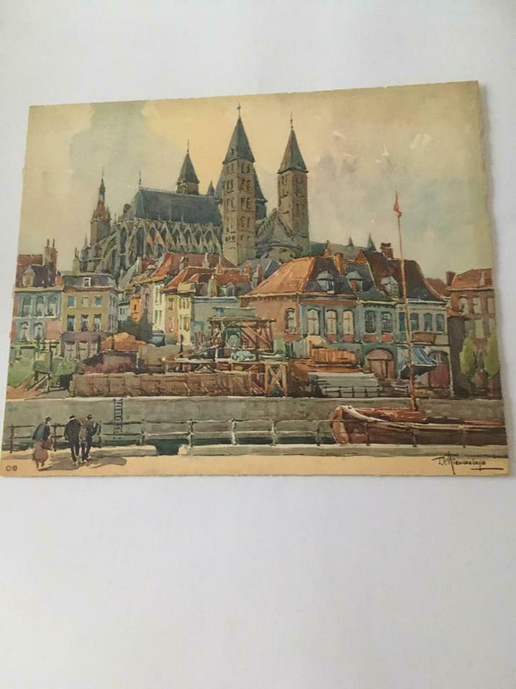 Jean van Nieuwenhuyse, pinx, Verzamelen, Foto's en Prenten, Ophalen
