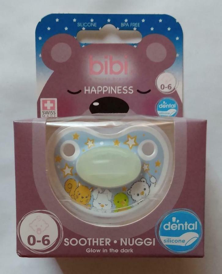 Tétine bibi Happiness (Animaux) 0-6 m neuve, Kinderen en Baby's, Babyvoeding en Toebehoren, Nieuw, Overige typen, Ophalen of Verzenden