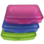 Lunchbox broodtrommel plat Frosty, Huis en Inrichting, Keuken | Tupperware, Nieuw, Groen, Ophalen of Verzenden