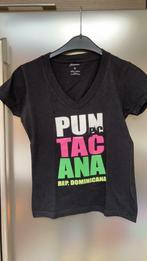 T-shirt noir neuf Punta Cana, Manches courtes, Taille 36 (S), Noir, Sans