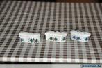 3 petites boites decorative en faience neuve