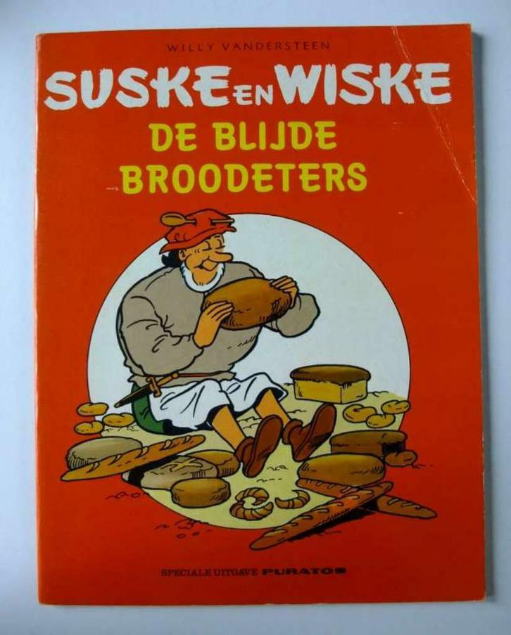 Suske en Wiske - Reclamestrip PURATOS - De blijde broodeter, Boeken, Stripverhalen, Gelezen, Eén stripboek, Ophalen of Verzenden