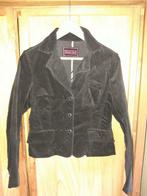 Veste / Blazer velours noir Street One taille 38, Kleding | Dames, Ophalen of Verzenden, Zo goed als nieuw, Maat 38/40 (M), Jasje