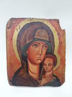 Belle icône sur panneau - Madonna Petrowksa - Pologne, 1983, Antiquités & Art, Enlèvement ou Envoi