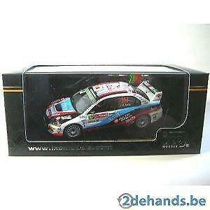 1:43 Ixo Mitsubishi Lancer EVO 9 rallye 2009, Hobby en Vrije tijd, Modelbouw | Auto's en Voertuigen, Nieuw, Auto, Ophalen of Verzenden