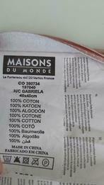 Coussins + 4 plaids rose clair+fuschia, Enlèvement, Utilisé