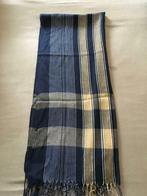 Foulard doux bleu/beige + or/accents métalliques neuf, ANDERE, Enlèvement ou Envoi, Écharpe, Neuf