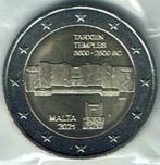 2 euro munt Malta 2021 Tempels van Tarxien UNC, 2 euro, Malta, Losse munt, Verzenden