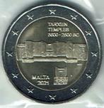 2 euro munt Malta 2021 Tempels van Tarxien UNC, Verzenden, Malta, 2 euro, Losse munt