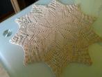 Très ancien napperon artisanal confectionné au crochet, Enlèvement ou Envoi