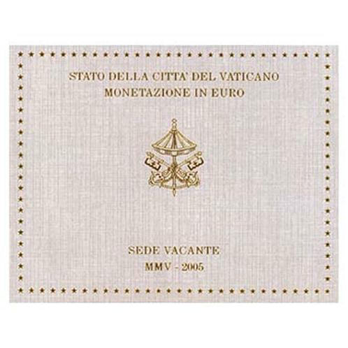BU set Vaticaan 2005 Sede Vacante Blister - 1 cent tm 2 euro, Postzegels en Munten, Munten | Europa | Euromunten, Setje, Overige waardes