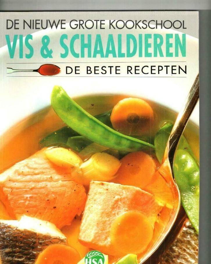 De nieuwe grote kookschool vis en schaaldieren, Boeken, Kookboeken, Zo goed als nieuw, Ophalen of Verzenden