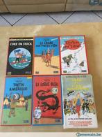 6 anciennes cassettes Tintin, Collections, Utilisé