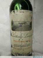 Fles wijn Chateau Laujac Medoc 1975, Verzamelen, Wijnen, Nieuw, Rode wijn, Frankrijk, Vol