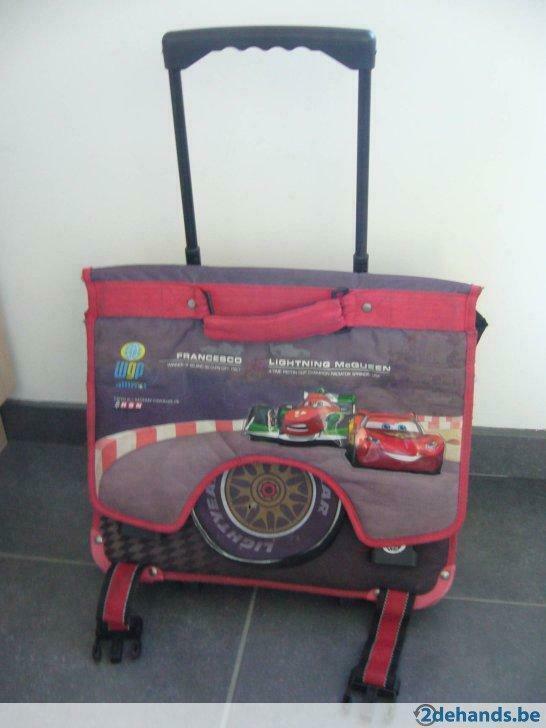 Cars trolley / boekentas, Handtassen en Accessoires, Tassen | Schooltassen, Gebruikt, Ophalen